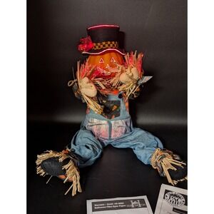 Huntington 24" Tall Fiber Optic Light Up Halloween Figure Pumpkin w/ Box Tested